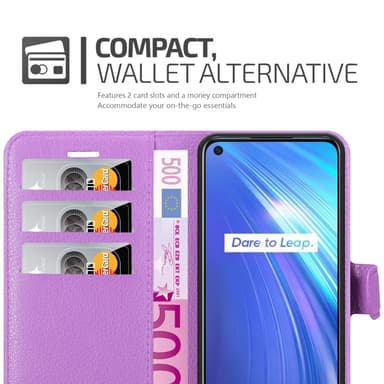Realme 6 4G / 6s Deksel Etui Case (lilla)