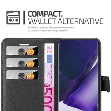 Samsung Galaxy NOTE 20 PLUS Deksel Etui Case (svart)