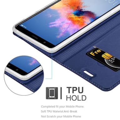 Honor 7X lommebokdeksel etui (blå)
