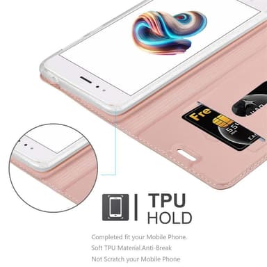 Xiaomi Mi A1 / Mi 5X lommebokdeksel etui (rosa)