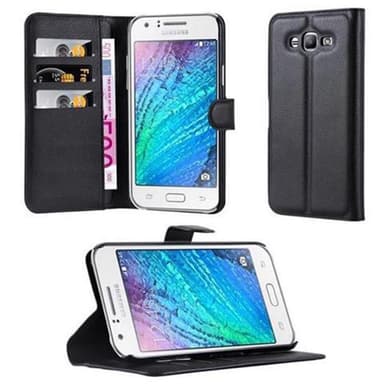 Samsung Galaxy J7 2015 Deksel Etui Case (svart)