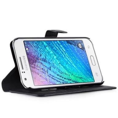 Samsung Galaxy J7 2015 Deksel Etui Case (svart)