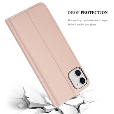 iPhone 11 lommebokdeksel etui (rosa)