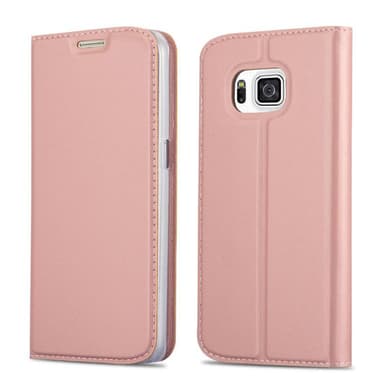 Samsung Galaxy ALPHA lommebokdeksel etui (rosa)