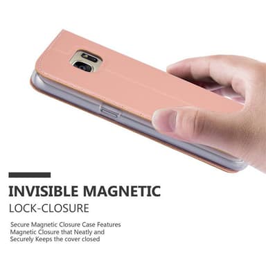 Samsung Galaxy ALPHA lommebokdeksel etui (rosa)