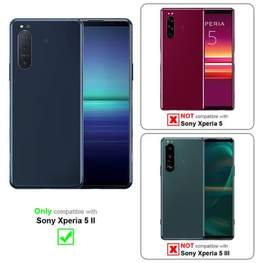 Sony Xperia 5 II Deksel Etui Case (svart)