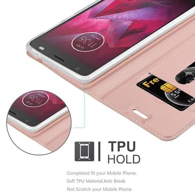 Motorola MOTO Z lommebokdeksel etui (rosa)