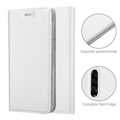 Samsung Galaxy A90 5G lommebokdeksel etui (sølv)