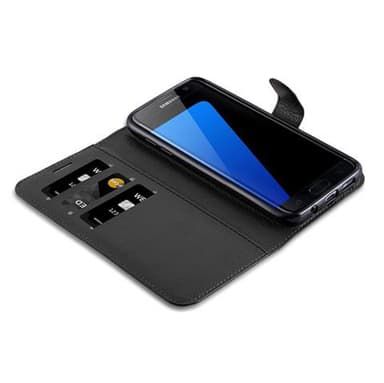 Samsung Galaxy S7 EDGE Deksel Etui Case (svart)