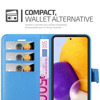 Samsung Galaxy A73 5G Deksel Etui Case (blå)