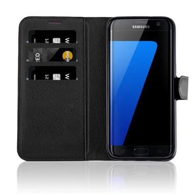 Samsung Galaxy S7 EDGE Deksel Etui Case (svart)