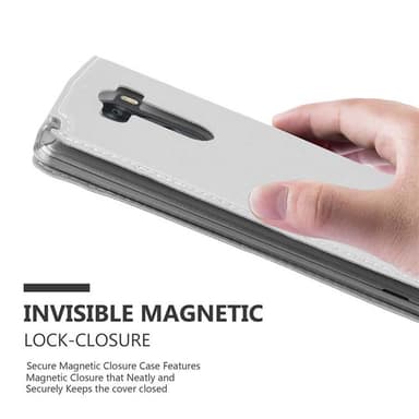 LG G3 lommebokdeksel etui (sølv)