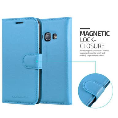 Samsung Galaxy J1 2015 Deksel Etui Case (blå)