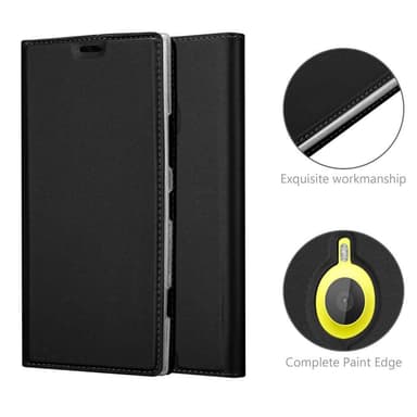 Nokia Lumia 1520 lommebokdeksel etui (svart)