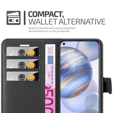 Honor 30 Deksel Etui Case (svart)