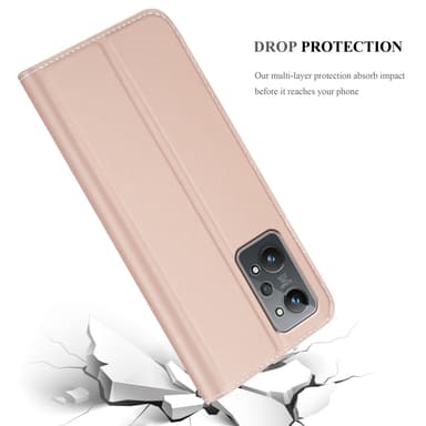 Realme GT 2 / GT Neo 2 lommebokdeksel etui (rosa)