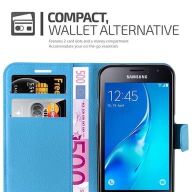 Samsung Galaxy J1 2015 Deksel Etui Case (blå)