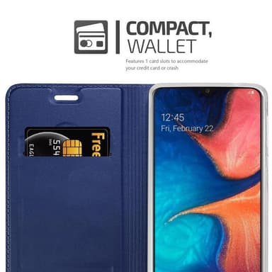 Samsung Galaxy A10e / A20e lommebokdeksel etui (blå)