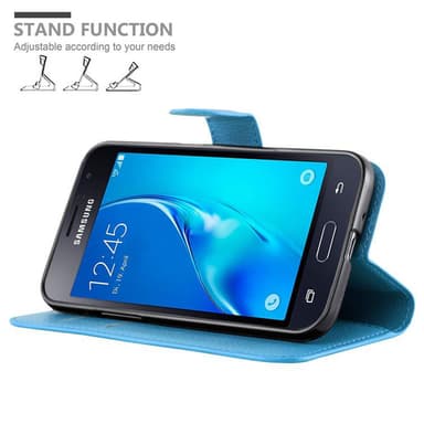 Samsung Galaxy J1 2015 Deksel Etui Case (blå)