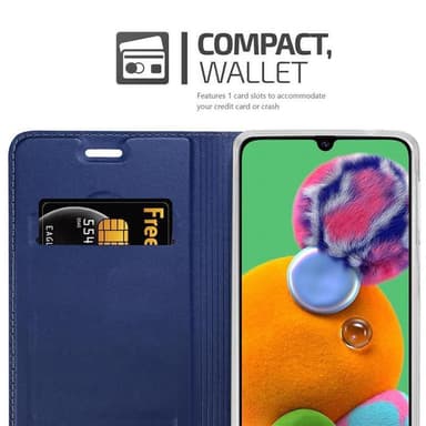 Samsung Galaxy A90 5G lommebokdeksel etui (blå)