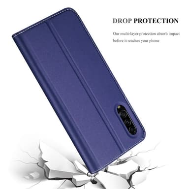 Samsung Galaxy A90 5G lommebokdeksel etui (blå)