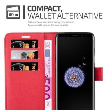 Samsung Galaxy S9 Deksel Etui Case (rød)