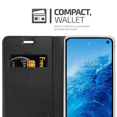 Samsung Galaxy S10e lommebokdeksel etui (svart)