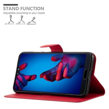 Huawei P20 Deksel Etui Case (rød)