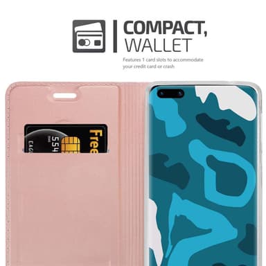 Huawei P40 lommebokdeksel etui (rosa)