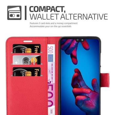 Huawei P20 Deksel Etui Case (rød)