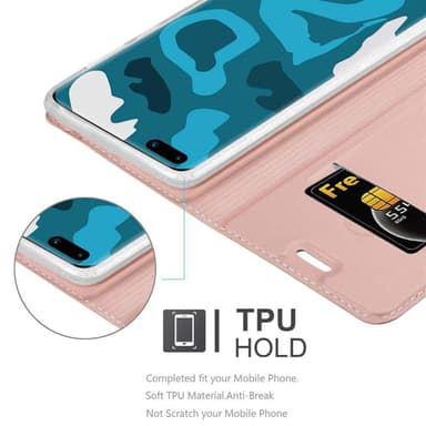 Huawei P40 lommebokdeksel etui (rosa)