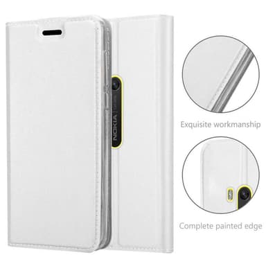 Nokia Lumia 920 lommebokdeksel etui (sølv)