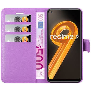 Realme 9 4G / 9 PRO+ Deksel Etui Case (lilla)
