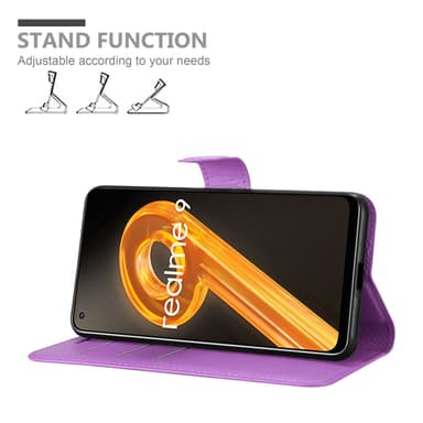Realme 9 4G / 9 PRO+ Deksel Etui Case (lilla)