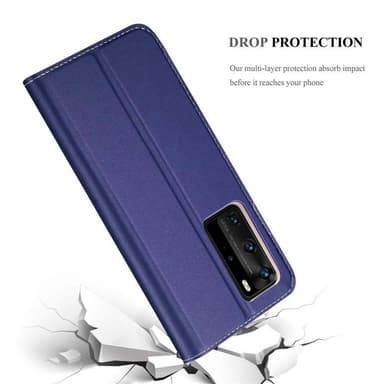 Huawei P40 PRO / P40 PRO+ lommebokdeksel etui (blå)