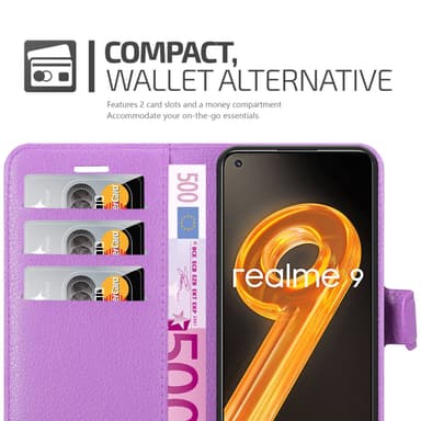 Realme 9 4G / 9 PRO+ Deksel Etui Case (lilla)