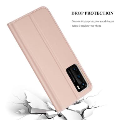 Huawei P40 lommebokdeksel etui (rosa)