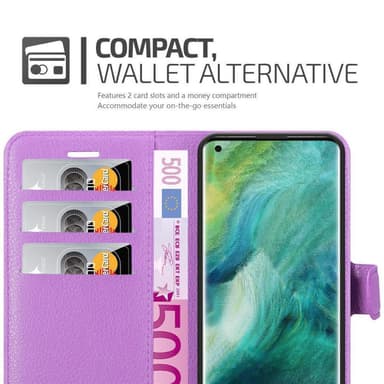 Oppo FIND X2 PRO Deksel Etui Case (lilla)