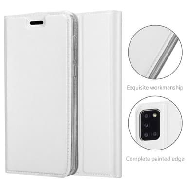 Samsung Galaxy A31 lommebokdeksel etui (sølv)