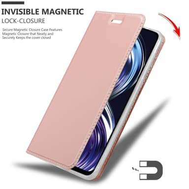 Realme 8i / Narzo 50 4G lommebokdeksel etui (rosa)