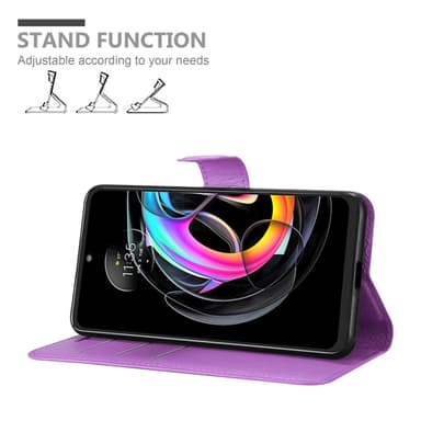 Motorola EDGE 20 LITE / FUSION Deksel Etui Case (lilla)