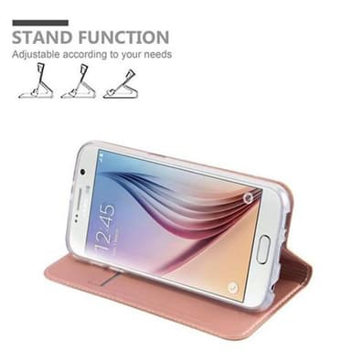 Samsung Galaxy S6 lommebokdeksel etui (rosa)