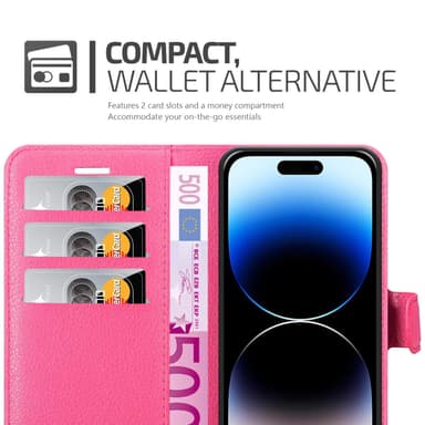 iPhone 14 PRO Deksel Etui Case (rosa)