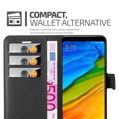 Xiaomi RedMi NOTE 5 Deksel Etui Case (svart)