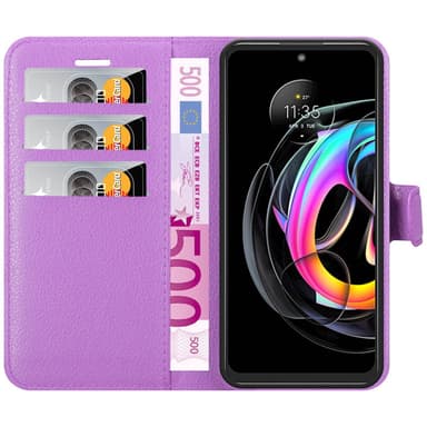 Motorola EDGE 20 LITE / FUSION Deksel Etui Case (lilla)