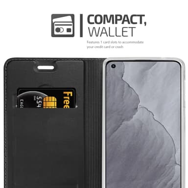 Realme GT Master lommebokdeksel etui (svart)