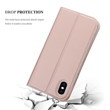 iPhone XS MAX lommebokdeksel etui (rosa)