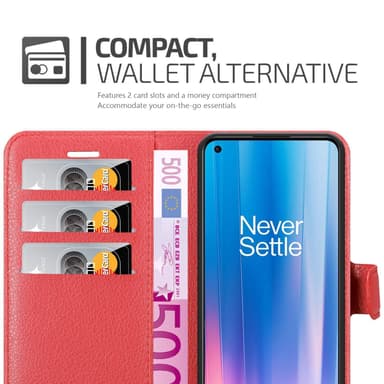 OnePlus Nord CE 2 5G Deksel Etui Case (rød)