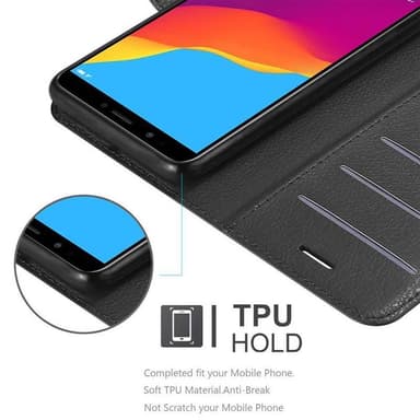 Honor 7C / Huawei Y7 2018 Deksel Etui Case (svart)