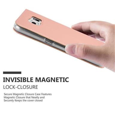 Samsung Galaxy S6 lommebokdeksel etui (rosa)